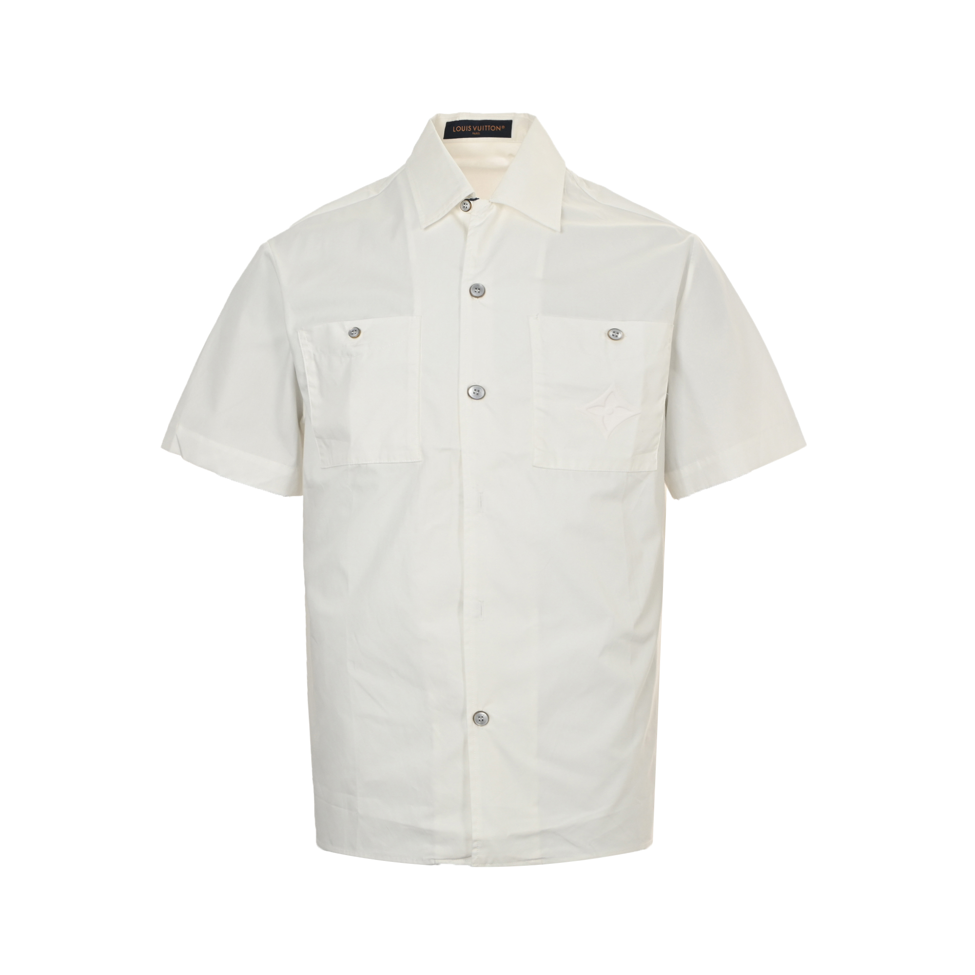 Louis Vuitton 25ss pocket embossed short sleeve shirt