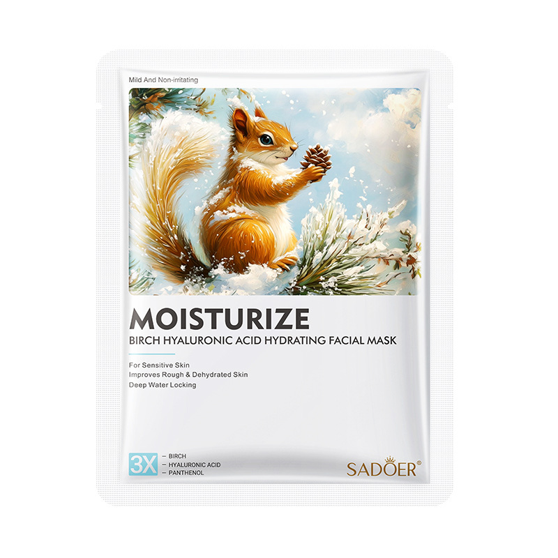 Birch hyaluronic acid moisturizing mask SADOER moisturizing hydrating nourishing skin mask