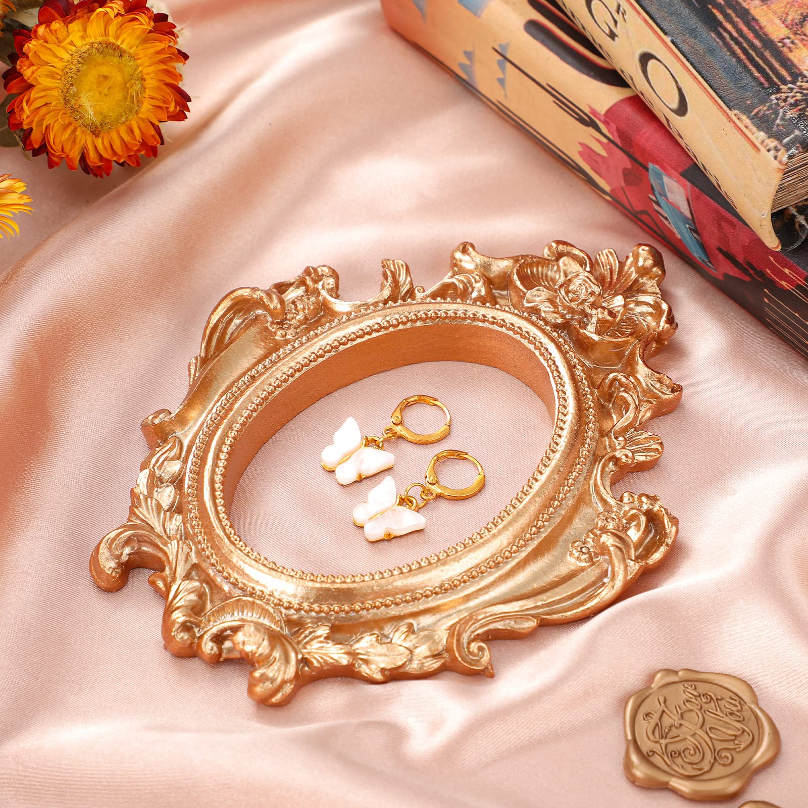 5 Pieces Vintage Resin Antique Picture Frame