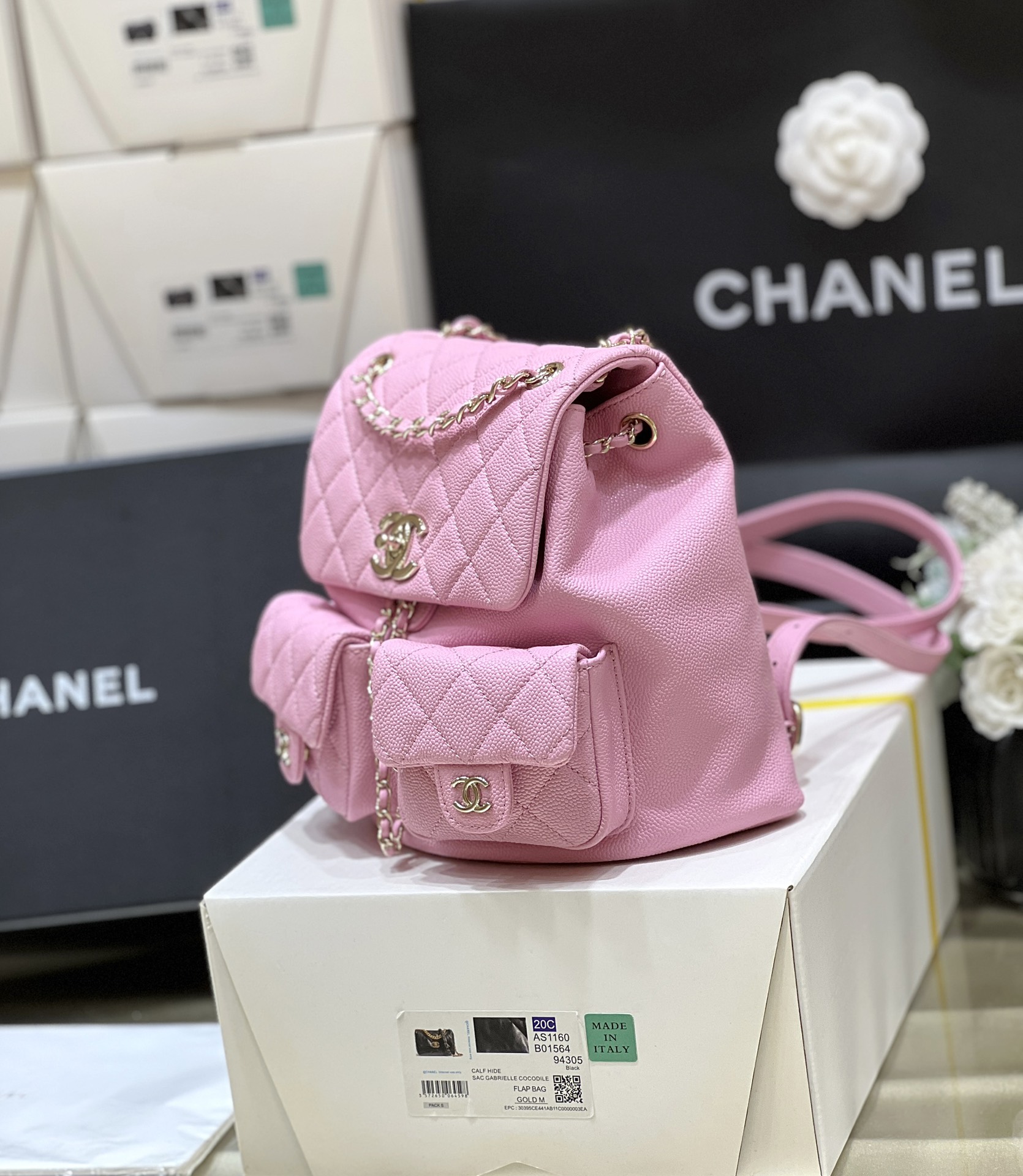Chanel 24A duma backpack AS3860 00158