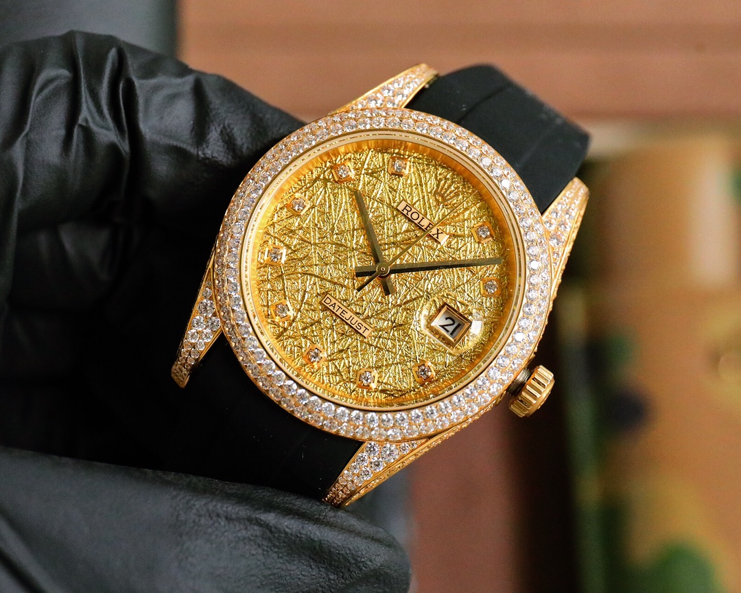 Rolex Datejust Full Diamonds Luxury Edition