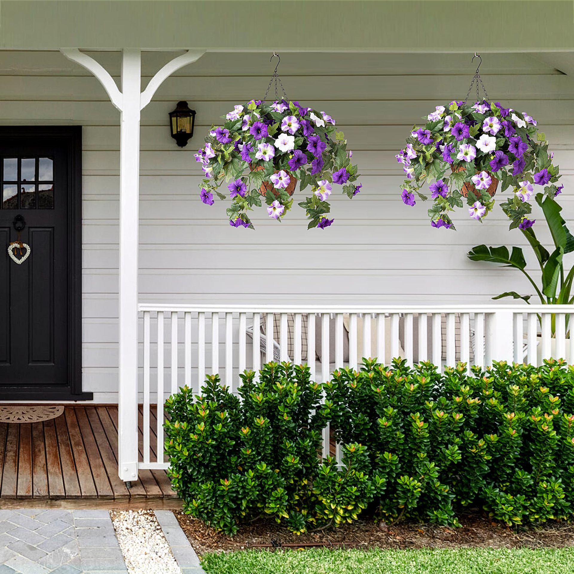 🌺🌺Realistic zero maintenance artificial UV resistant outdoor flowers