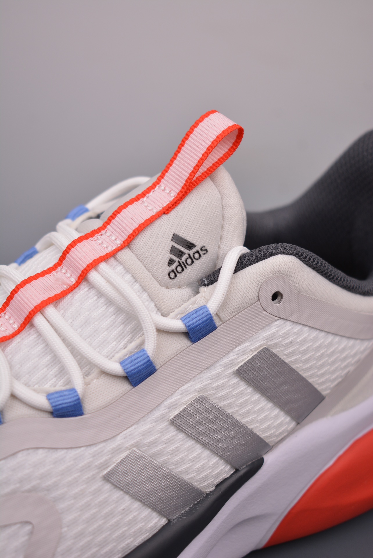 Adidas Alpha Bounce+ White, Black, Blue and Red HP6139