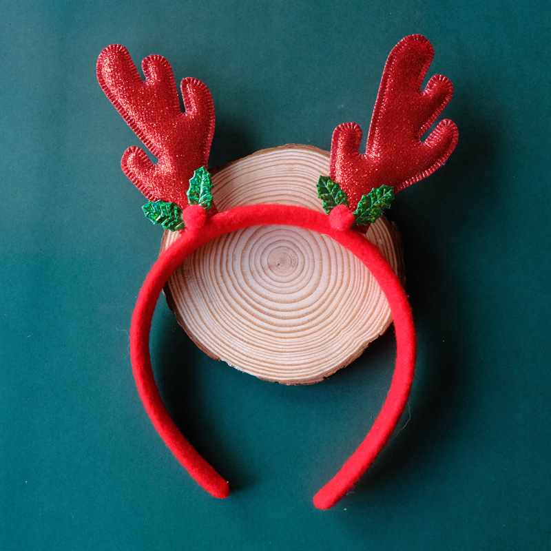 Christmas headband Christmas Headband Cartoon light up headband Christmas hairpin Christmas gift