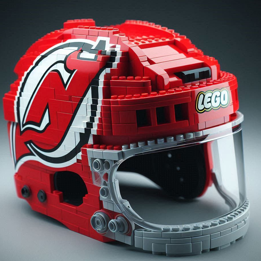 NHL LEGO Building Block Helmet