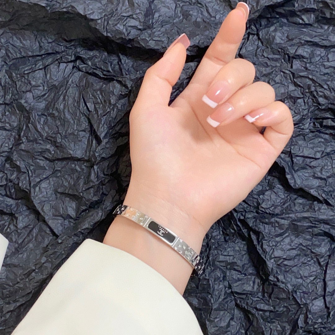 Chanel silver bracelet