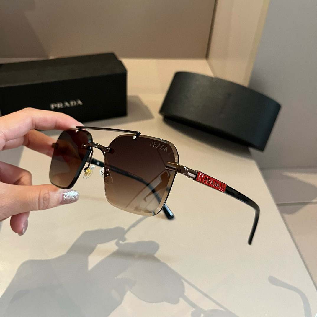 Prada rimless sunglasses