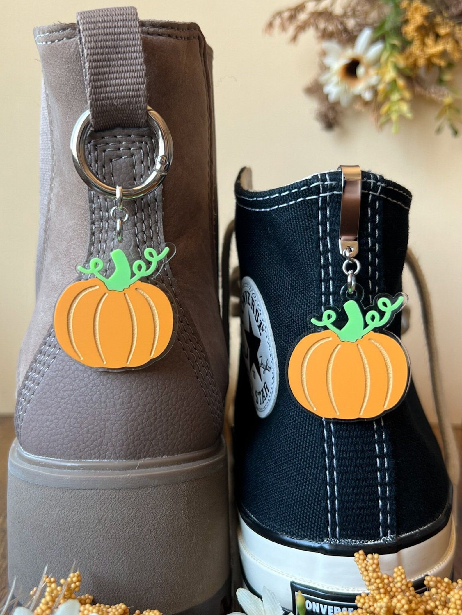 Back of Shoe Charm, Pull Loop Boot Charm, High Top Sneaker Clip - 2 Pack