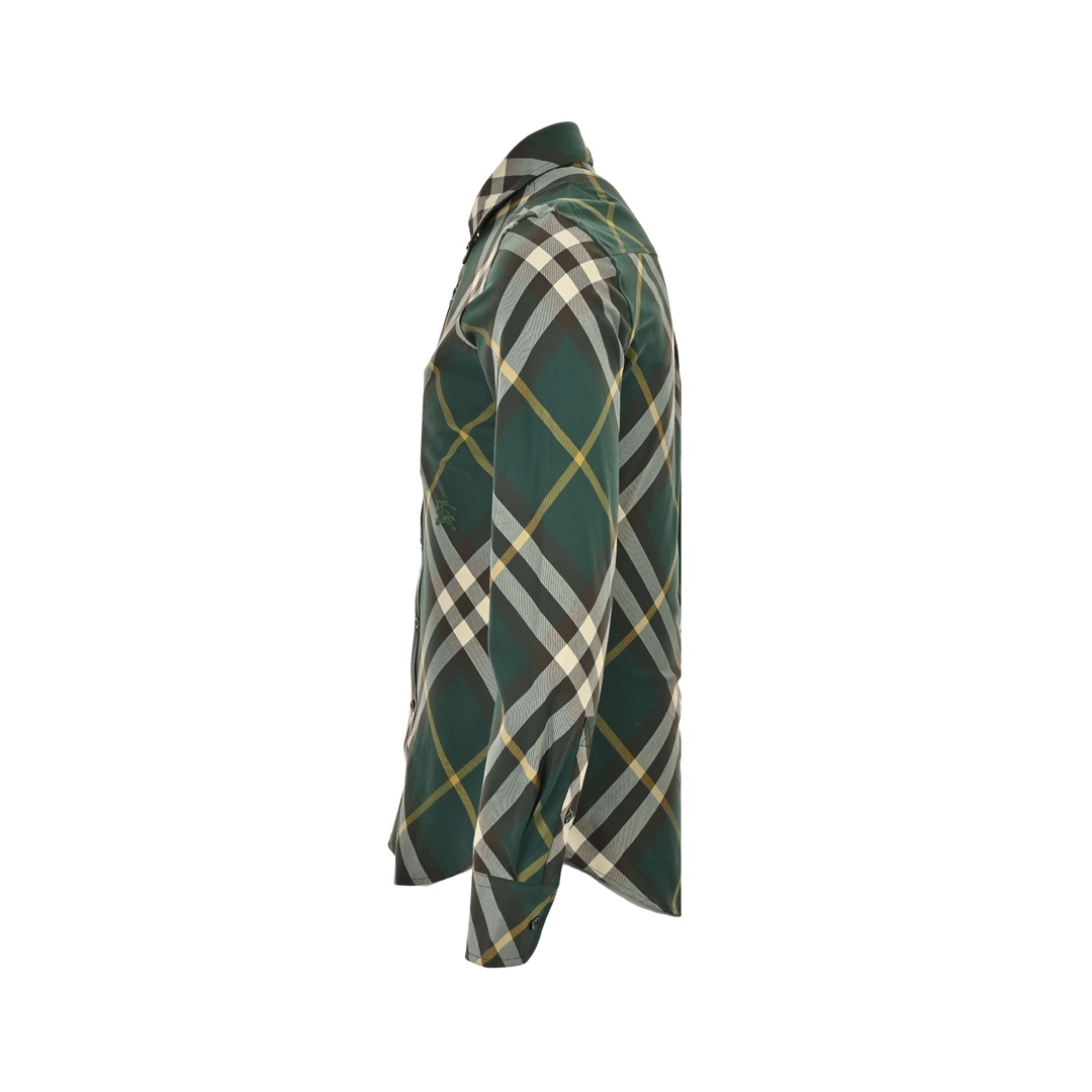 Burberry 24Fw Large Check Cotton Shirt
