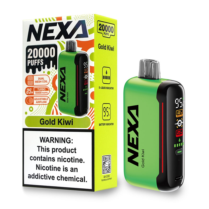 Nexa N20000 Disposable Vape Kit (20K Puffs) -- Gold Kiwi-18723993
