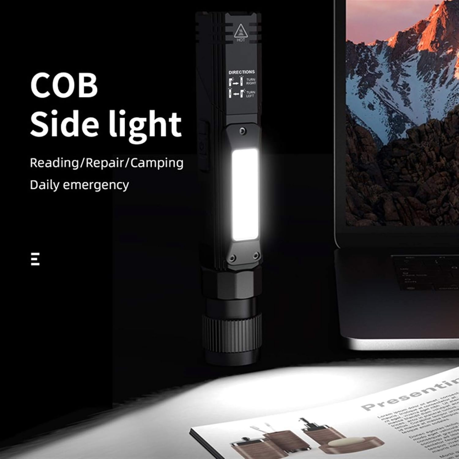 🔦💥Multifunctional magnetic tactical flashlight🔥 (Flash Sale - 50% Off)