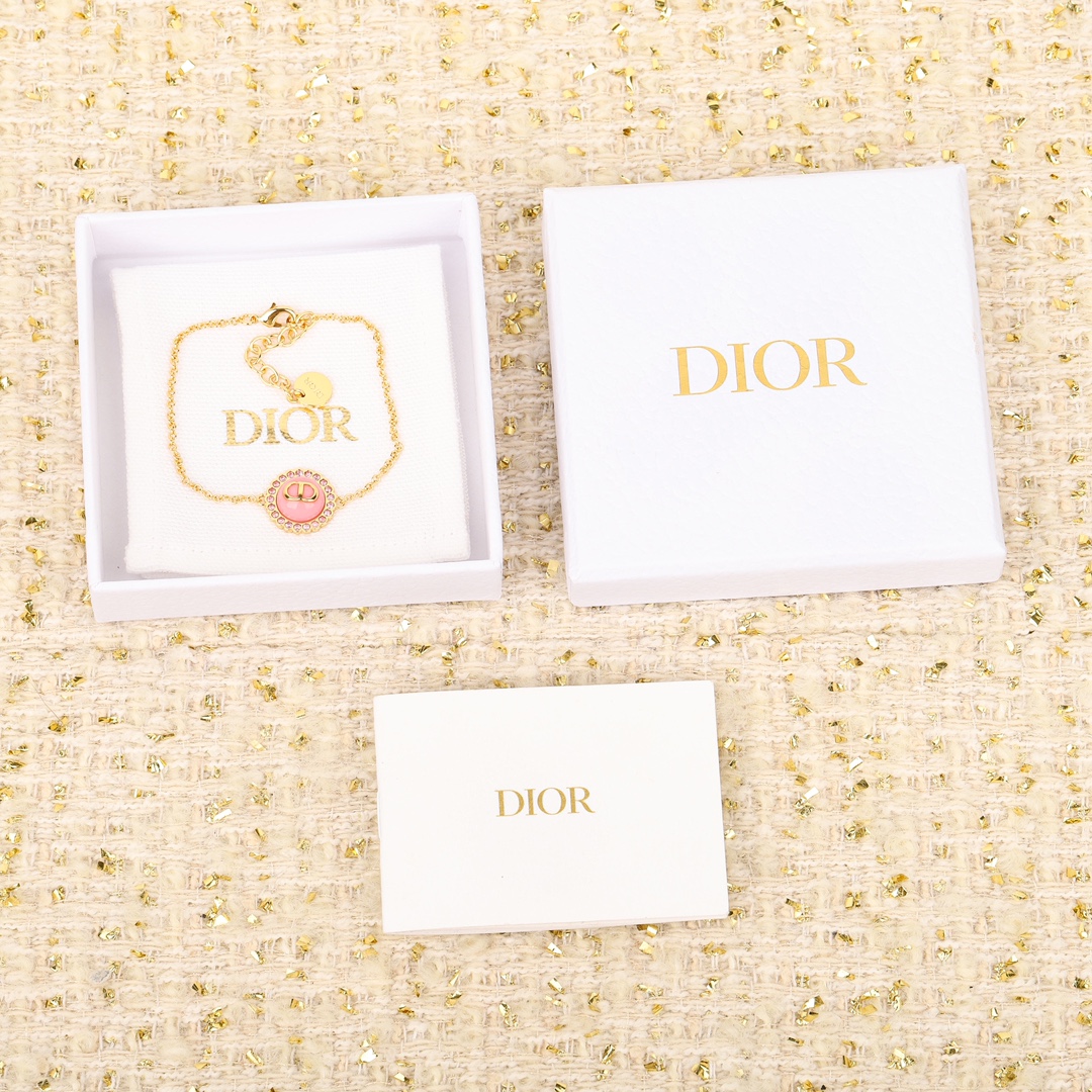 Dior CD pink bracelet