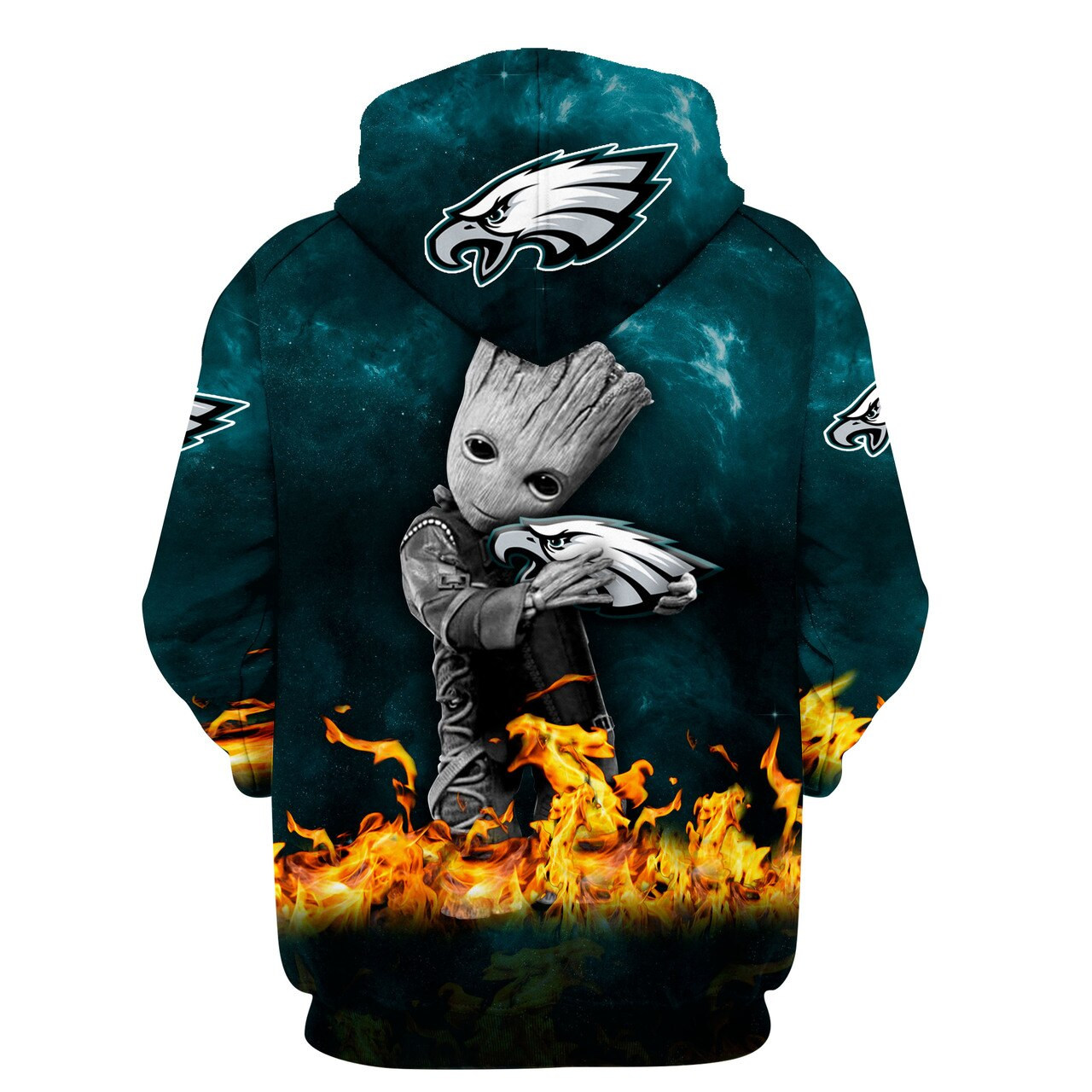 PHILADELPHIA EAGLES 3D HOODIE PPEE024