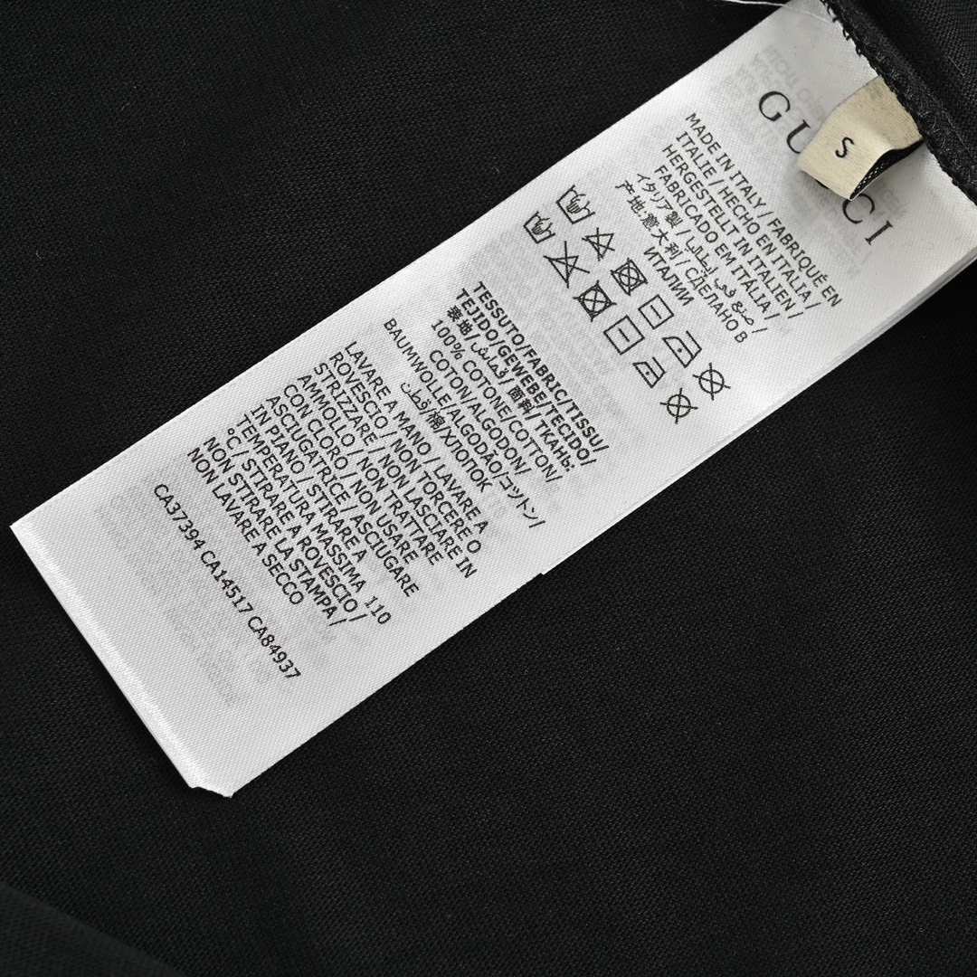 Gucci 24ss 1921 series printed logo short sleeves