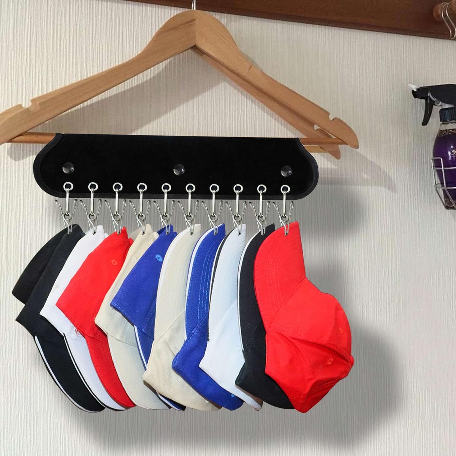 🔥Last Day 50% OFF🔥2 Pack Hat Rack for Baseball Caps