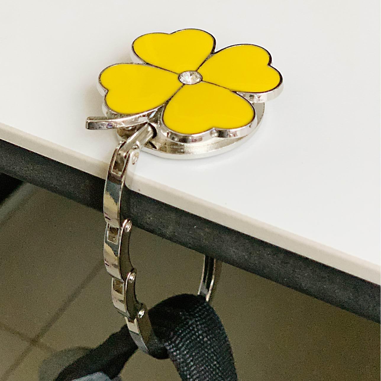 💖Last Day 49% OFF💖Clover Design Foldable Handbag Hanger Table Hook Holder