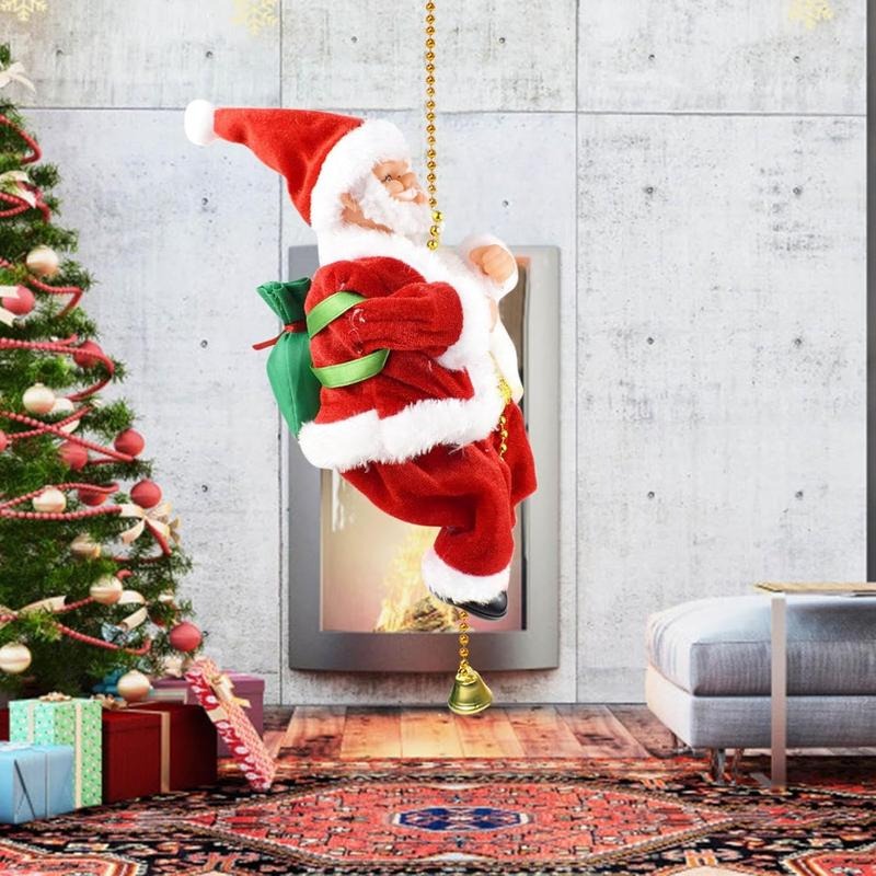 🎄Early Christmas Sale - 50% OFF🔥Electric Santa Climbing Rope Decoration