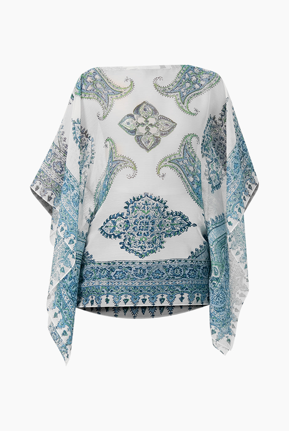 Blusa estampada escote redondo