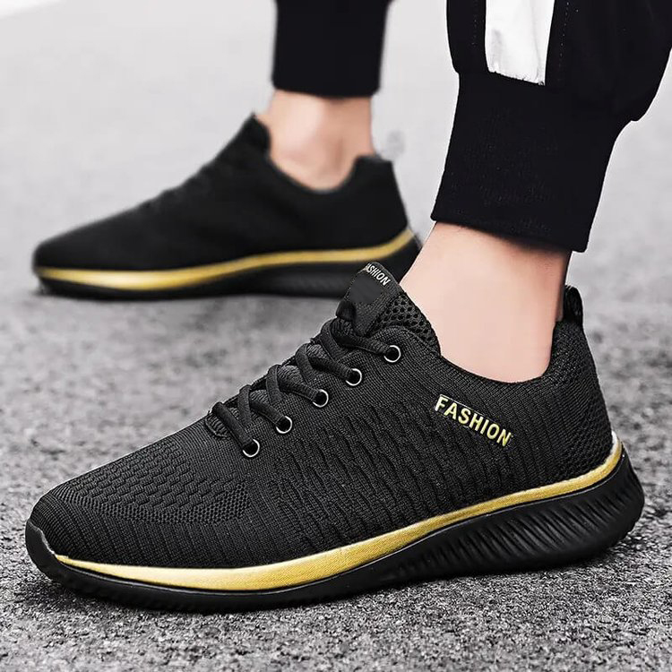 Men's Mesh Lightweight Lace-Up Sneakers
