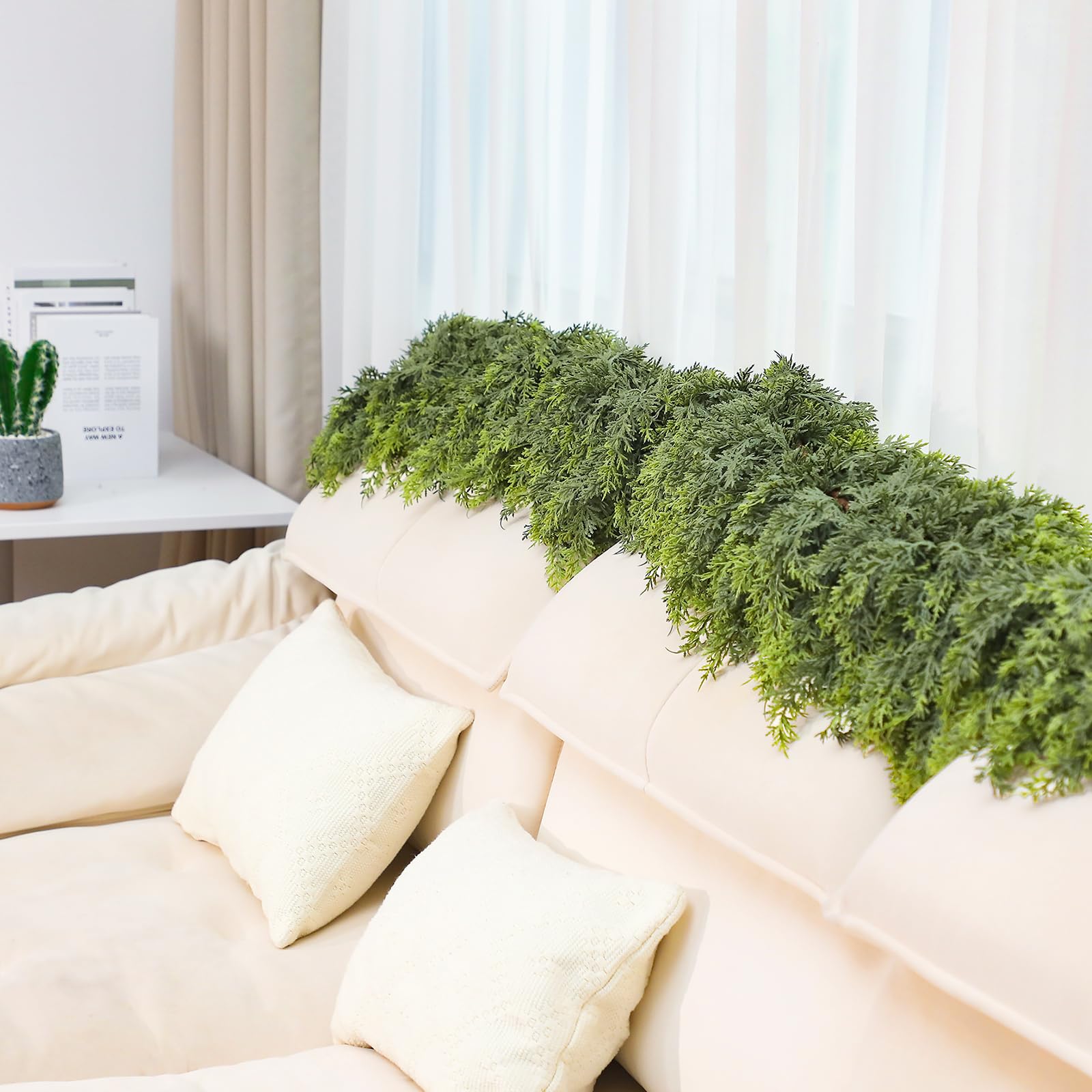 🔥Last Day 49% OFF🔥1 Pc 6ft Artificial Christmas Cedar Garland