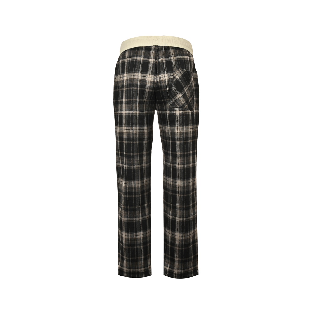 Balenciaga 24ss monogram check trousers