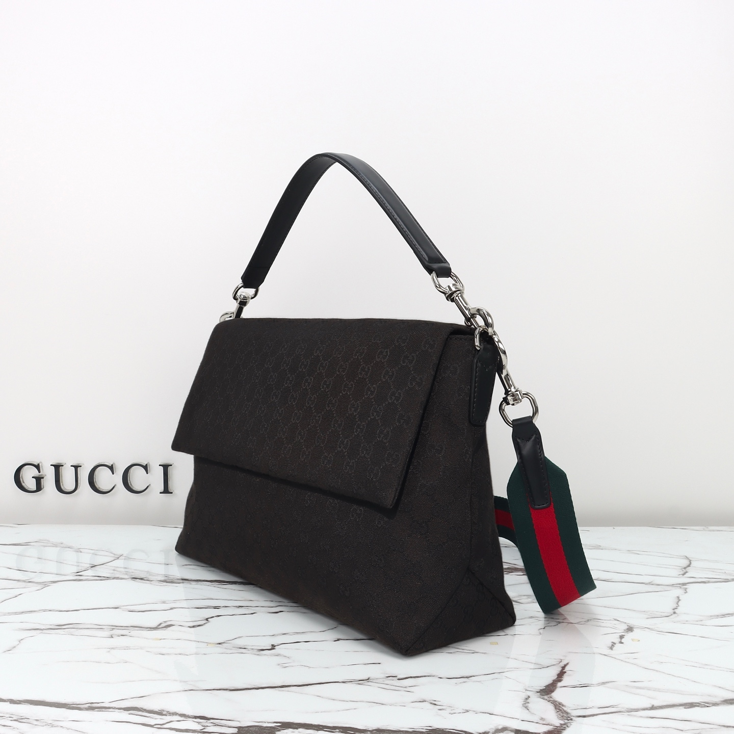 Gucci GG canvas large crossbody bag 821616 FAEHA 1042