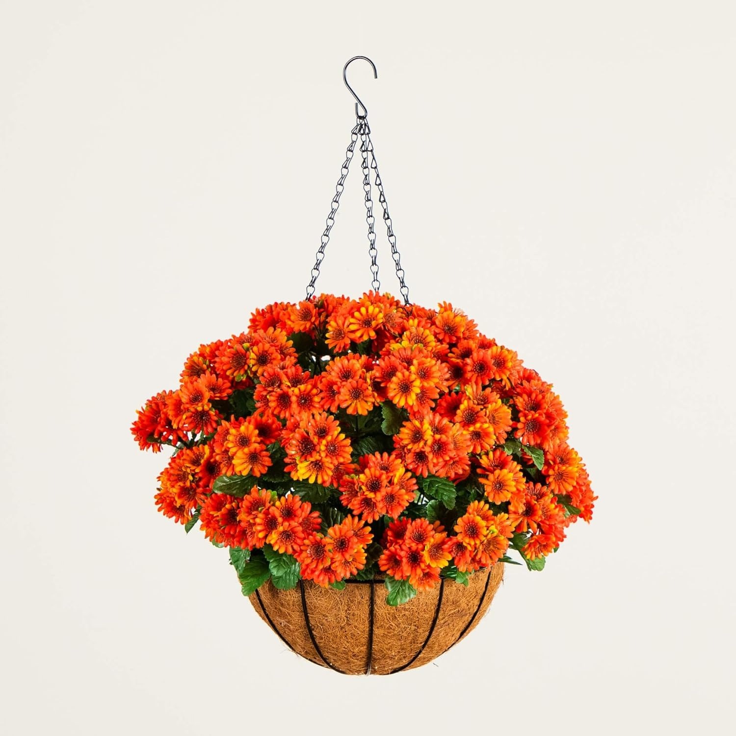 💥Last Day 49% OFF💥UV Resistant Artificial Chrysanthemum Hanging Basket