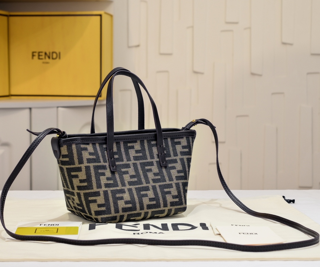 FENDI Monogram Roll Mini Vegetable Basket 7723