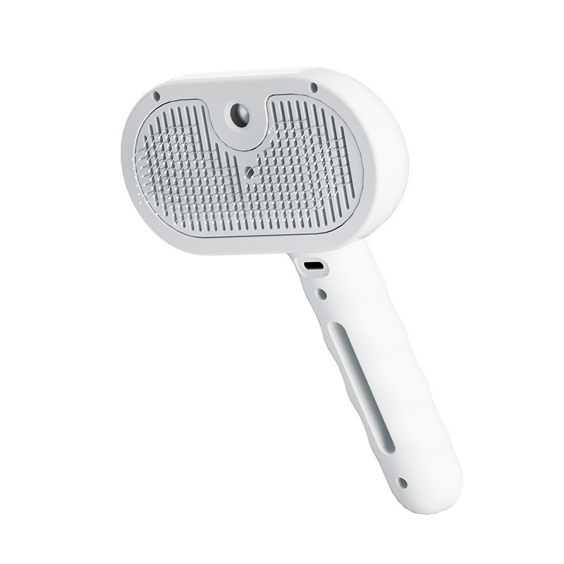 Self-Cleaning Spray Cat Brush for Shedding
