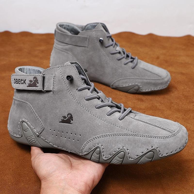 (Buy 1 Get Free Shipping & 50% OFF)Italian Suede Boots Suitable for outdoor sports such as mountain climbing and creek tracking