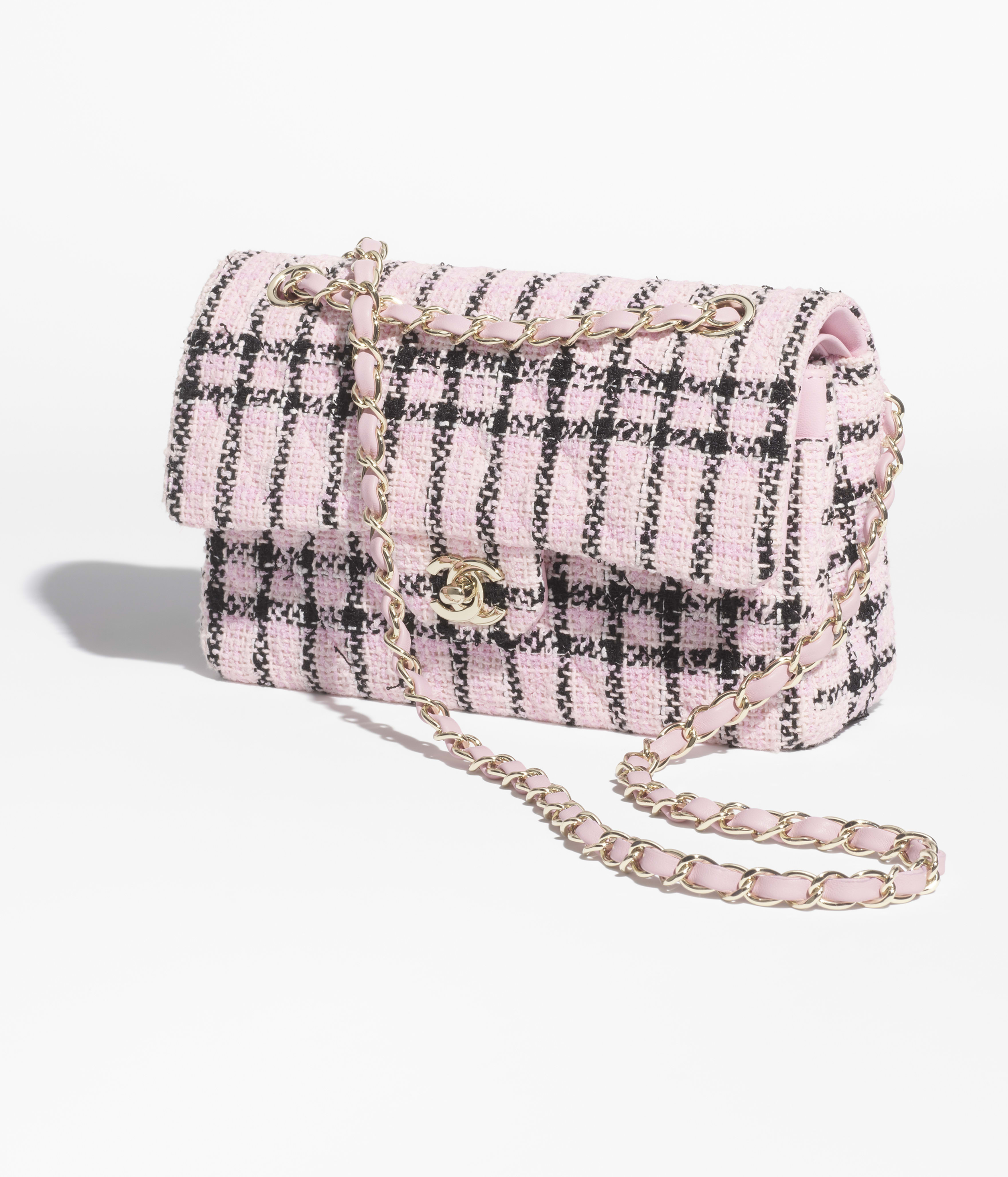 Chanel SpringSummer 2025 Small Classic Handbag Tweed A01113-B20599-NAGCJ