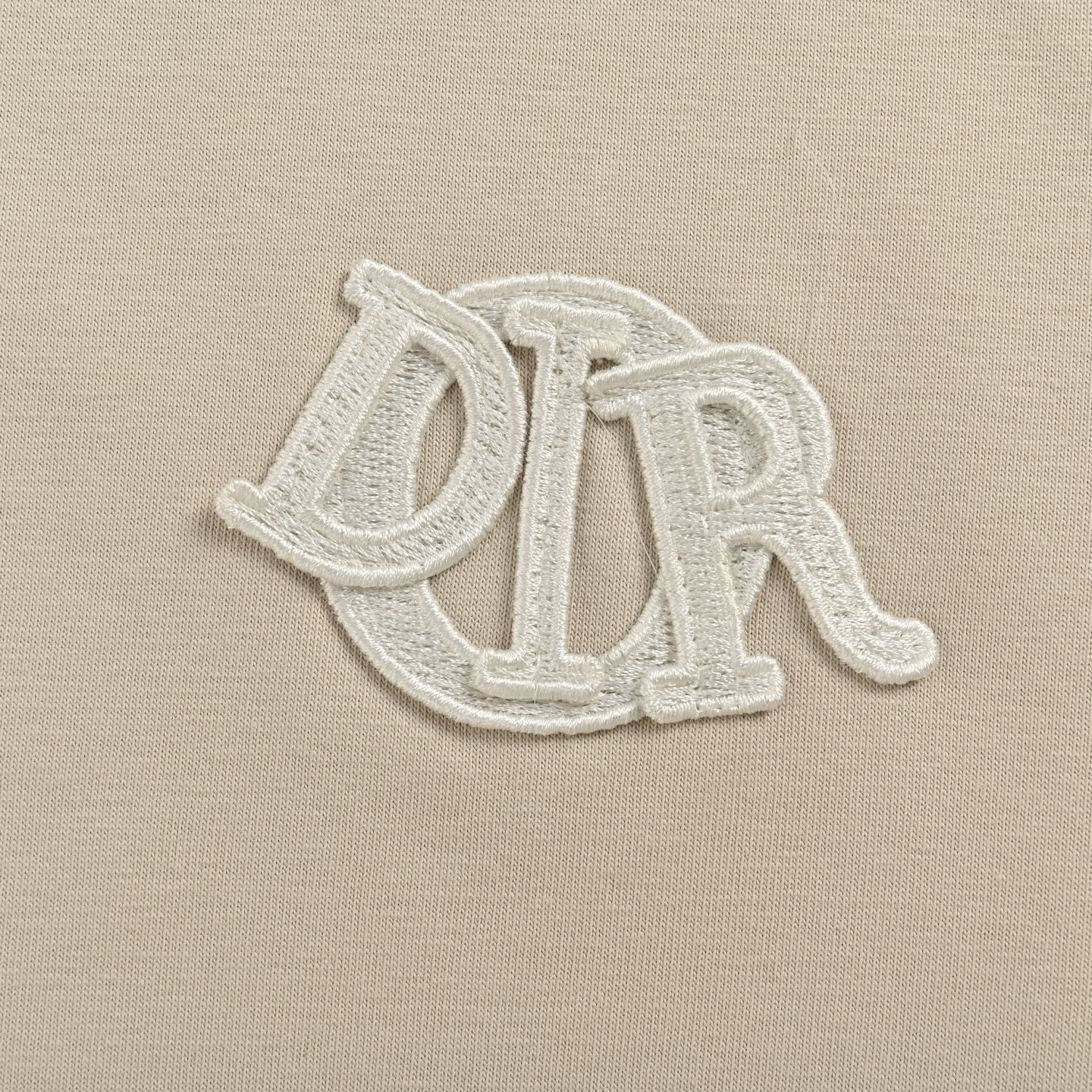 Dior 25ss chest embroidered patch short sleeves