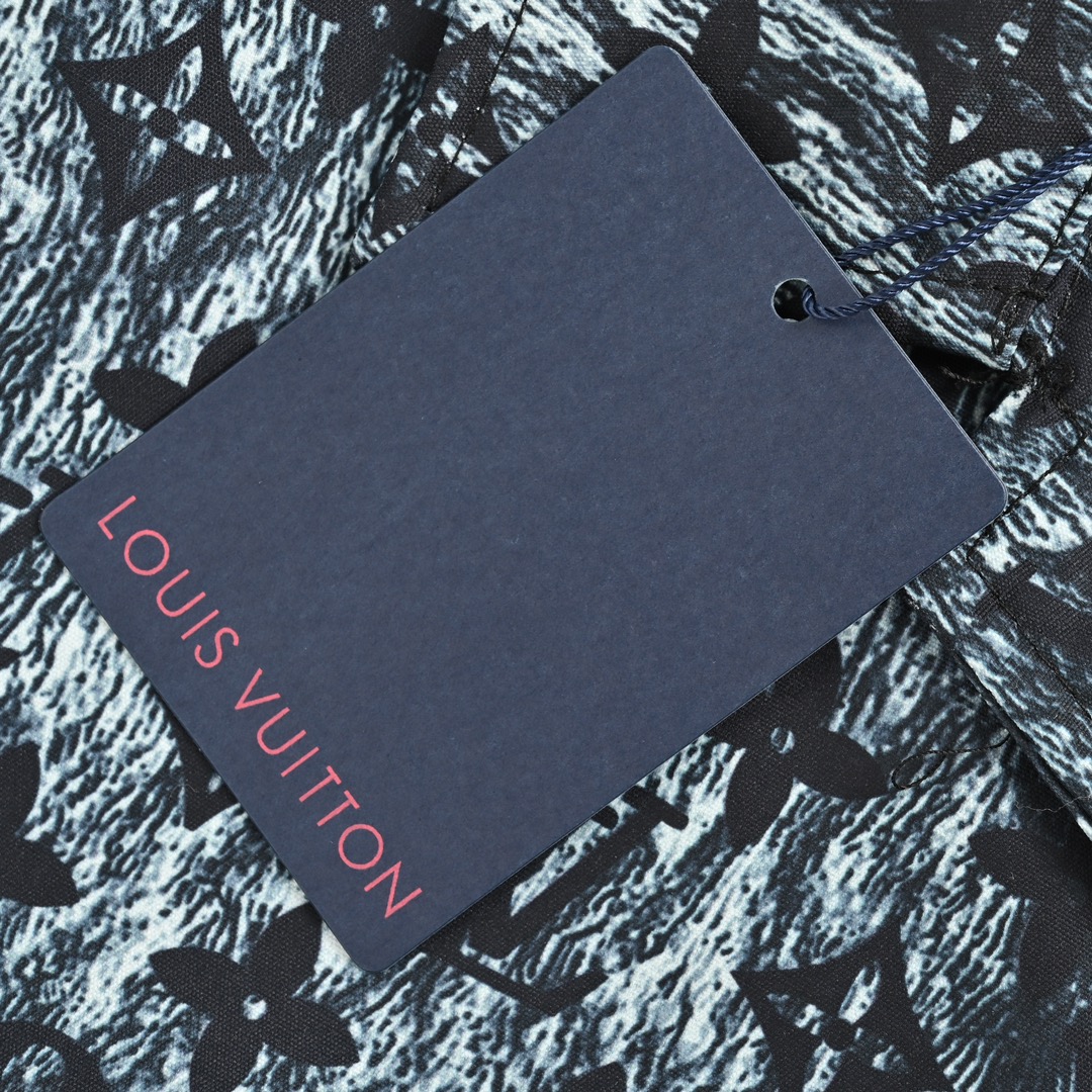 Louis Vuitton 24ss short-sleeved shirt with all-over monogram print