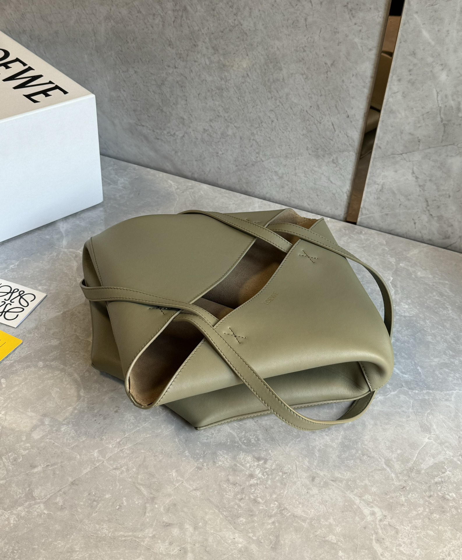 Loewe zzle fold series foldable tote bag 0693