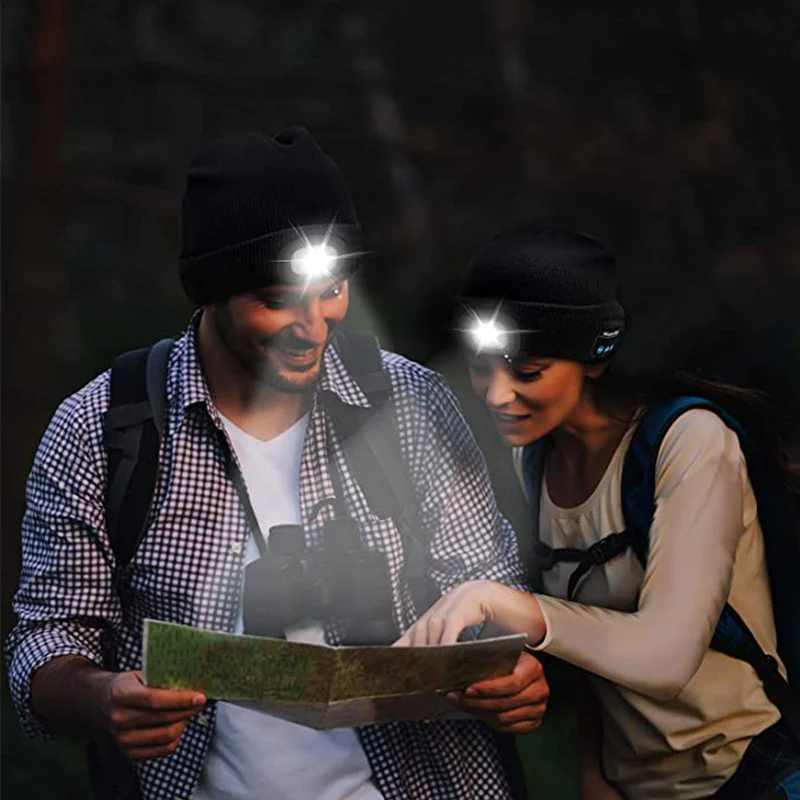 🔥CHRISTMAS ON SALE🔥Bluetooth Hat with LED Lamp - Cool Gadgets For Men