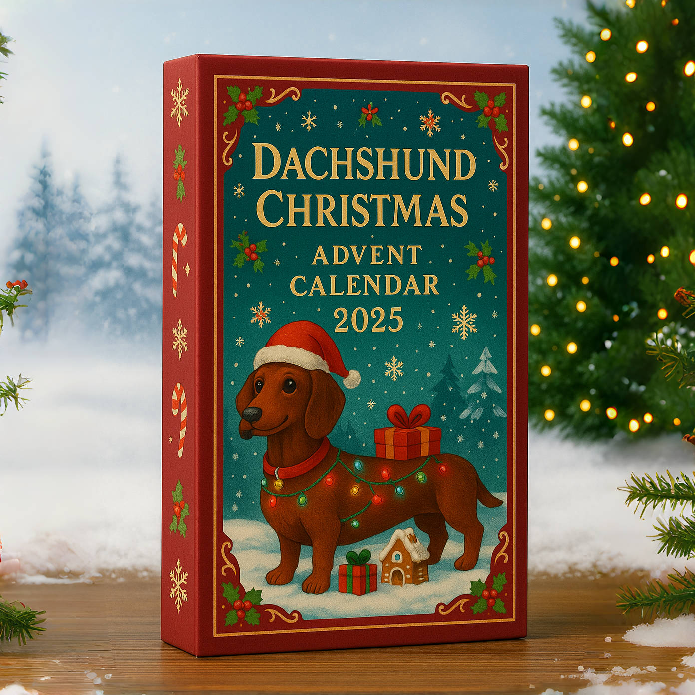 Dachshund Christmas Advent Calendar 2025