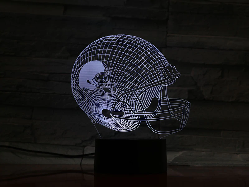CLEVELAND BROWNS 3D LED LIGHT LAMP
