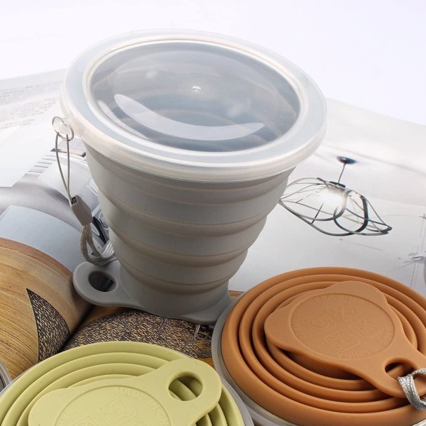 (Last Day Flash Sale-50% OFF) Silicone Collapsible Travel Cup-BUY 4 FREE SHIPPING