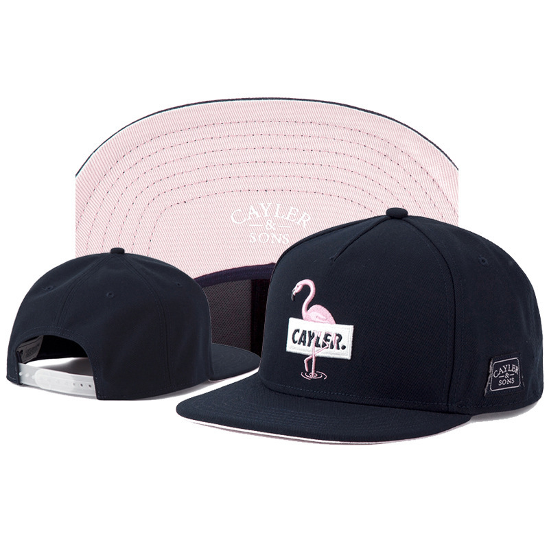 Cool American style flat hat hip-hop hat new high street men and women casual flat brim hat adjustable