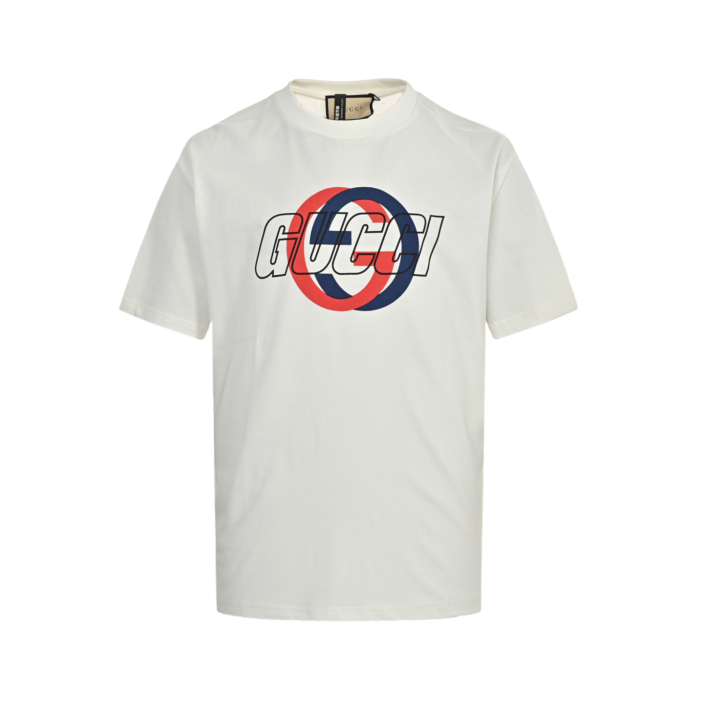 Gucci Double G hollow letter print short sleeve
