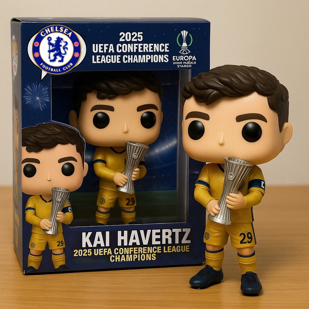 Chelsea F.C. Europa Conference League Champions POP! Figures | 2025 Victory Edition
