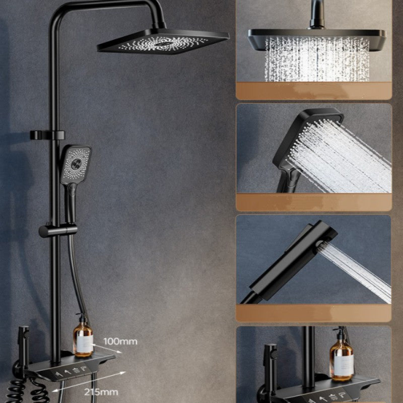 Intelligent Pressurized Thermostatic Digital Display Shower Faucet Set✈️Free Shipping