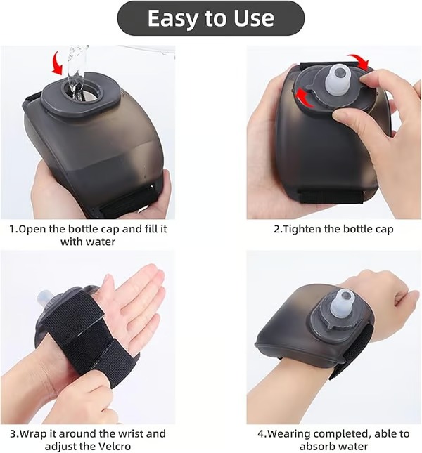 Outdoor Running Wrist Water Bottle
