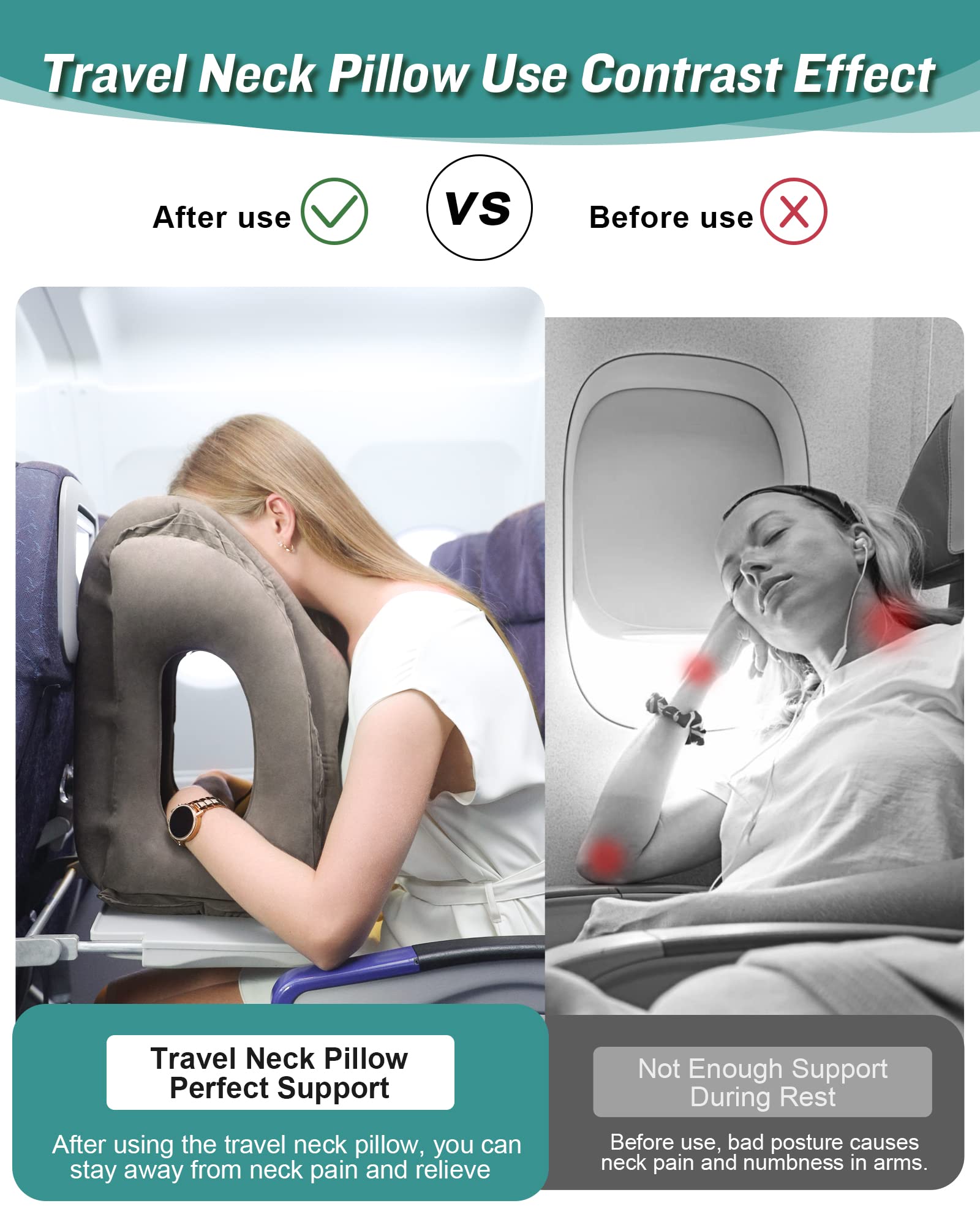 🔥HOT SALE 60% OFF🔥Inflatable Travel Air Pillow