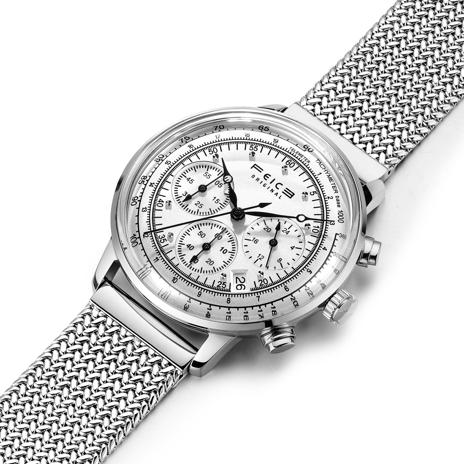 FEICE FS303 Men's Wrist Watch with Japanese Quartz Movement Date Multi