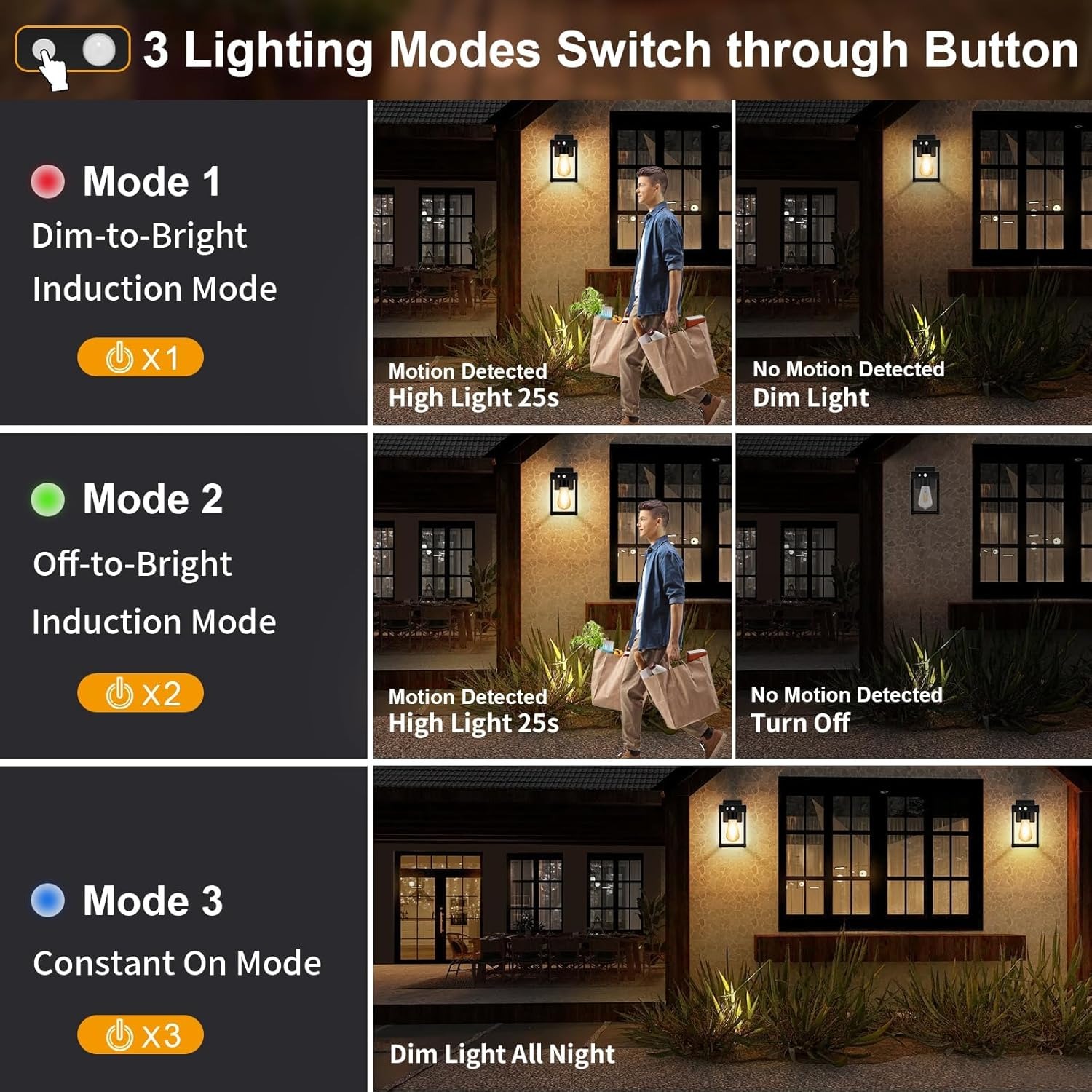 💥ON SALE💥Metal Solar Wall Lights Outdoor with Motion Sensor