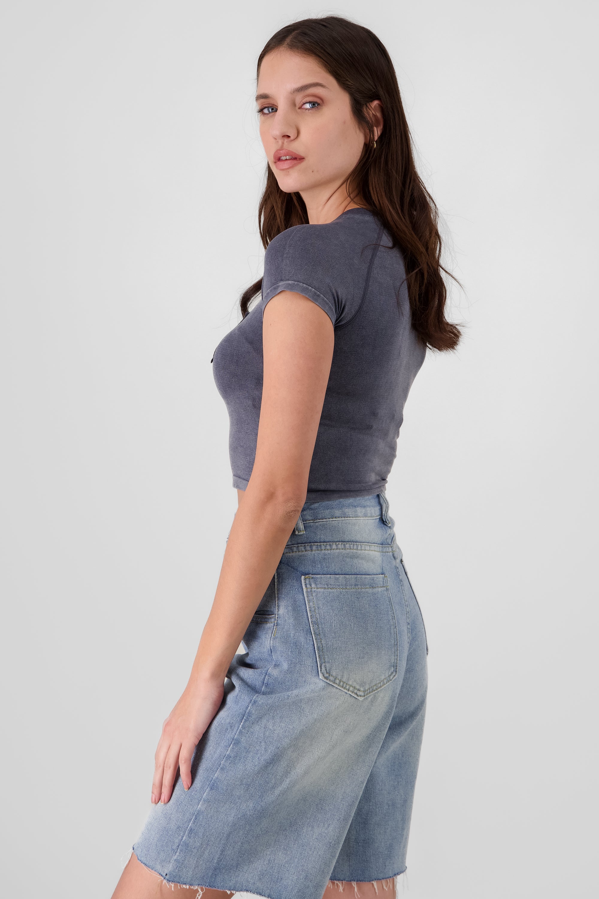 Washed Effect Top