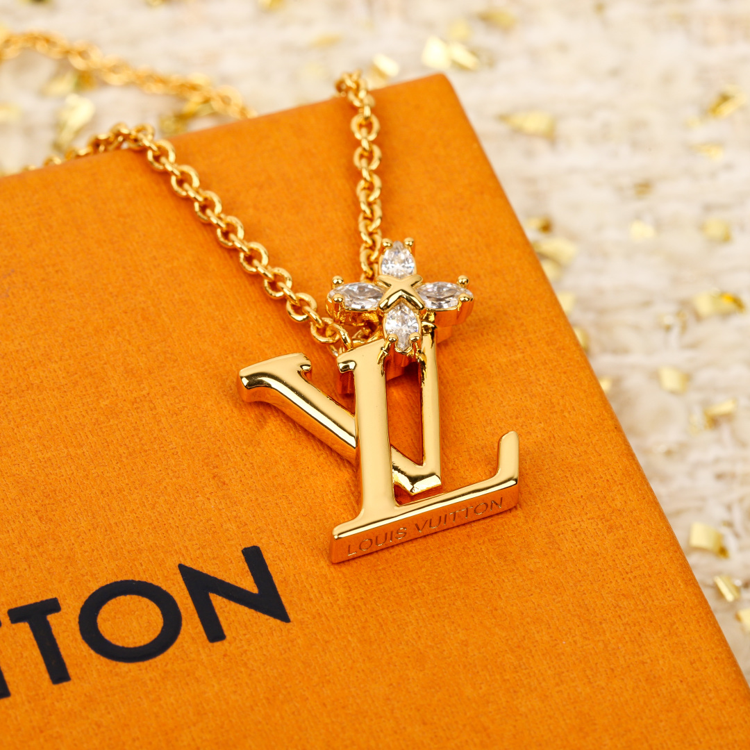 Louis Vuitton Floral Diamond Necklace
