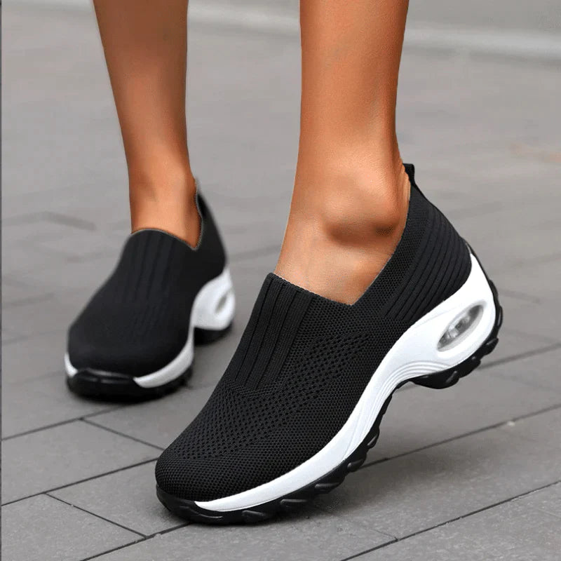 🔥Last Day 50% OFF-Air GO-WALK Comfy Women's Orthopedic Platform Sneakers