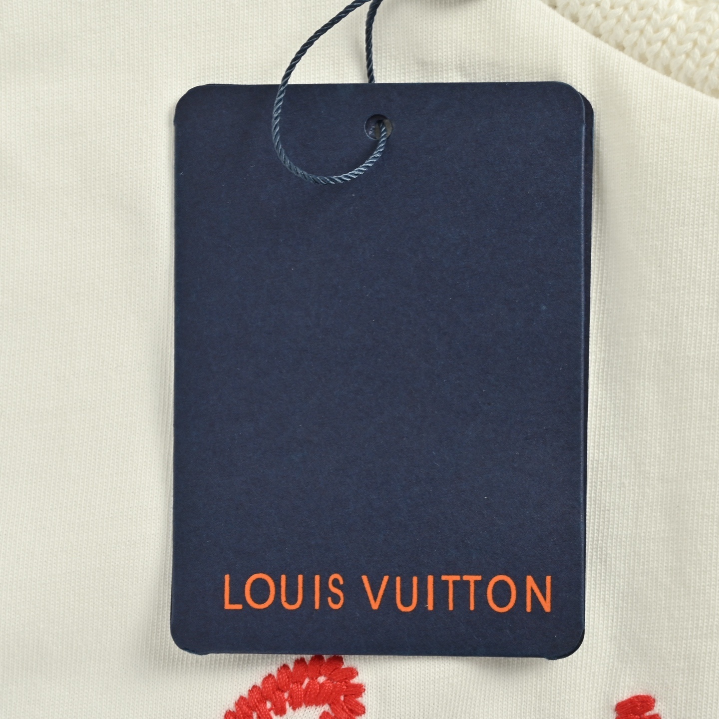 Louis Vuitton 25ss towel embroidery patchwork short sleeves